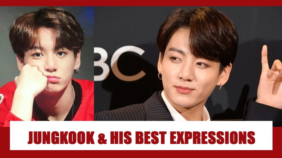 Jungkook and his killer expressions