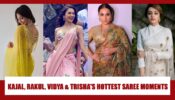 Kajal Aggarwal, Rakul Preet Singh, Vidya Balan And Trisha Krishnan’s HOTTEST Saree Moments That Went Viral On Social Media