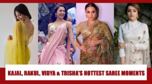 Kajal Aggarwal, Rakul Preet Singh, Vidya Balan And Trisha Krishnan’s HOTTEST Saree Moments That Went Viral On Social Media