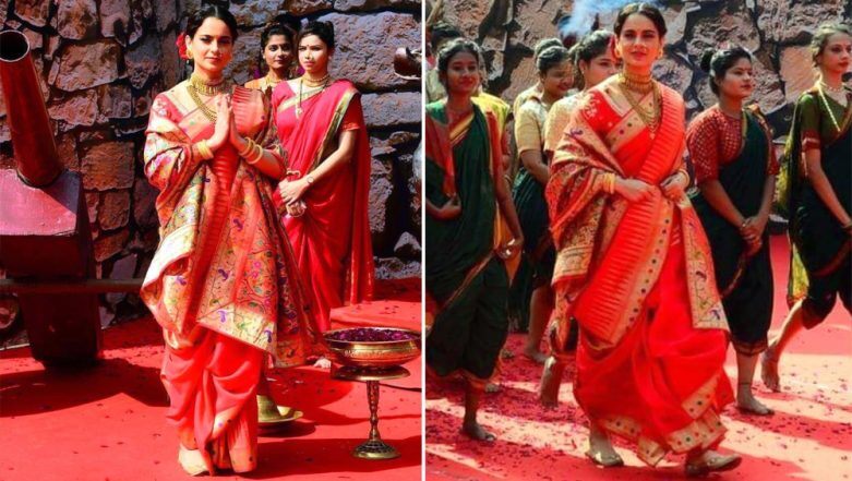 Kangana Ranaut Looks Gorgeous In The Paithani Look; See Pics - 0