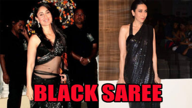 Kareena Kapoor Or Karisma Kapoor: The Hottest Queen Of Black Saree?