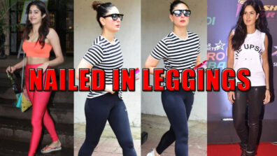 Katrina Kaif, Janhvi Kapoor, Kareena Kapoor: Actresses Who Nailed In Leggings