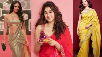 Kiara Advani, Janhvi Kapoor To Tamannaah Bhatia: 5 Actresses Who Donned The Glittery Sarees