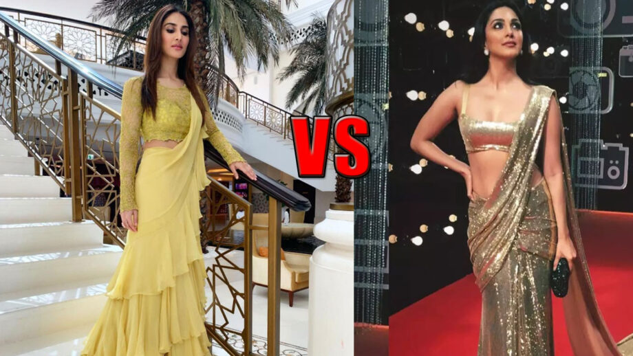 Kiara Advani Or Vaani Kapoor: Who Looks Super In Golden Saree?