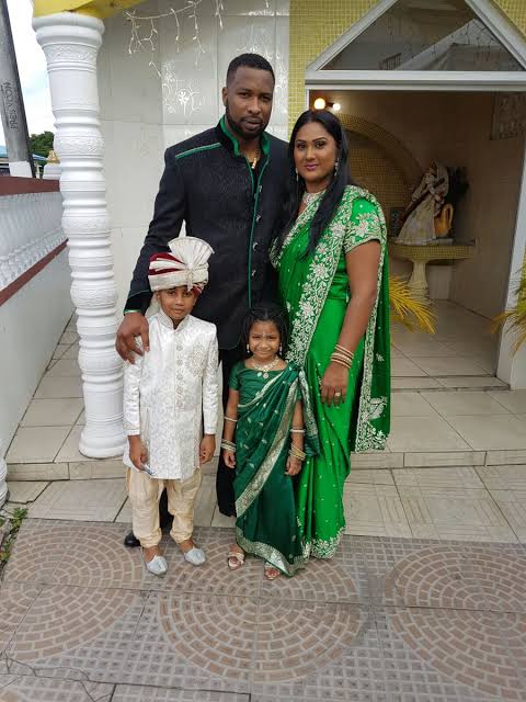 Kieron Pollard And Family Dress In Traditional Indian Attire: Have A Look At The Family - 1