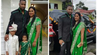 Kieron Pollard And Family Dress In Traditional Indian Attire: Have A Look At The Family