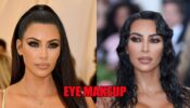 Kim Kardashian And Her Shimmery Eye Makeup