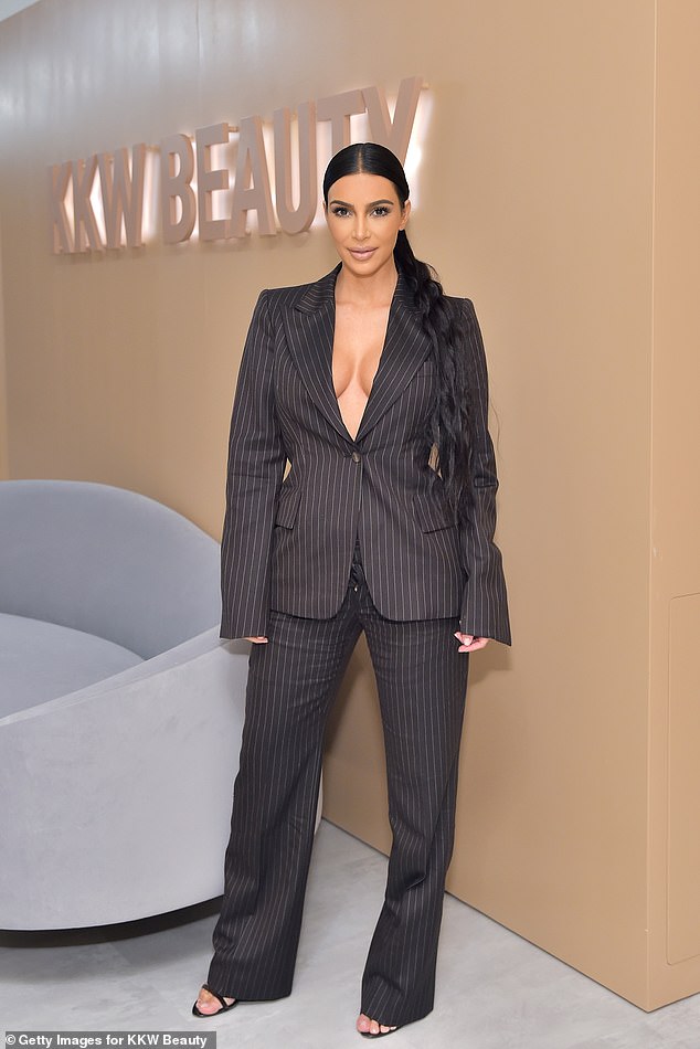 Kim Kardashian Only Blazer Nothing Else Look Was Too Hot To Handle: See Pic 1