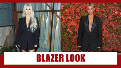 Kim Kardashian Only Blazer Nothing Else Look Was Too Hot To Handle: See Pic