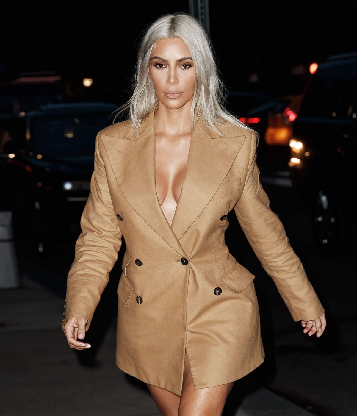 Kim Kardashian Only Blazer Nothing Else Look Was Too Hot To Handle: See Pic