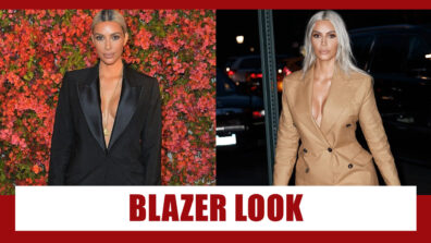 Kim Kardashian Top 3 Hottest Only Blazer Nothing Else Outfits Are Sure To Bring You Down On Your Knees