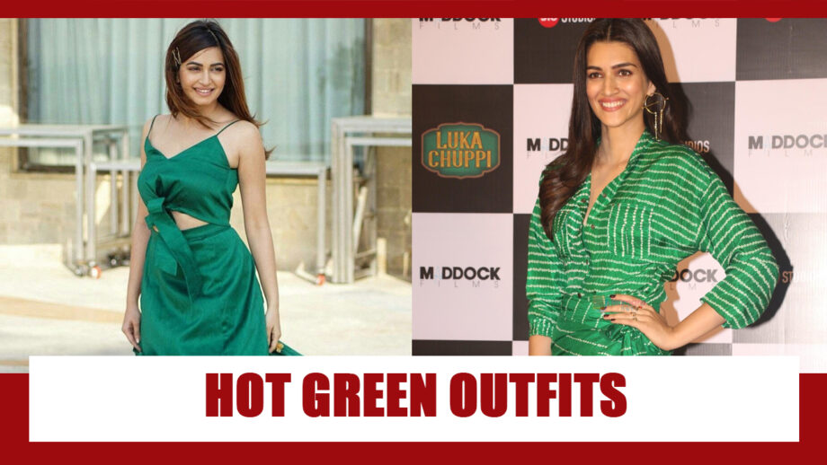 Kriti Kharbanda Or Kriti Sanon: Which Diva Has The Hottest Looks In Green Outfits?