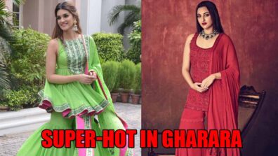 Kriti Sanon In Parrot Green Or Sonakshi Sinha In Red: Who Looked Super-hot In Gharara?