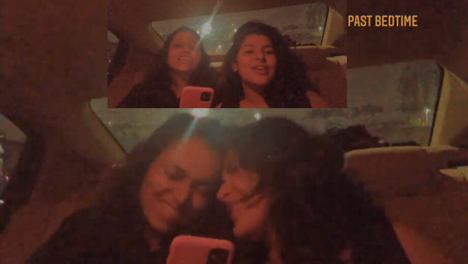 Late Night Fun: TMKOC's Nidhi Bhanushali aka Sonu sings a special song with her friend inside a car