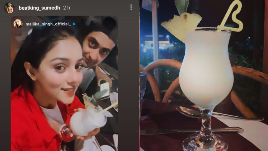 Mocktail love: Sumedh Mudgalkar and Mallika Singh bond over food 1