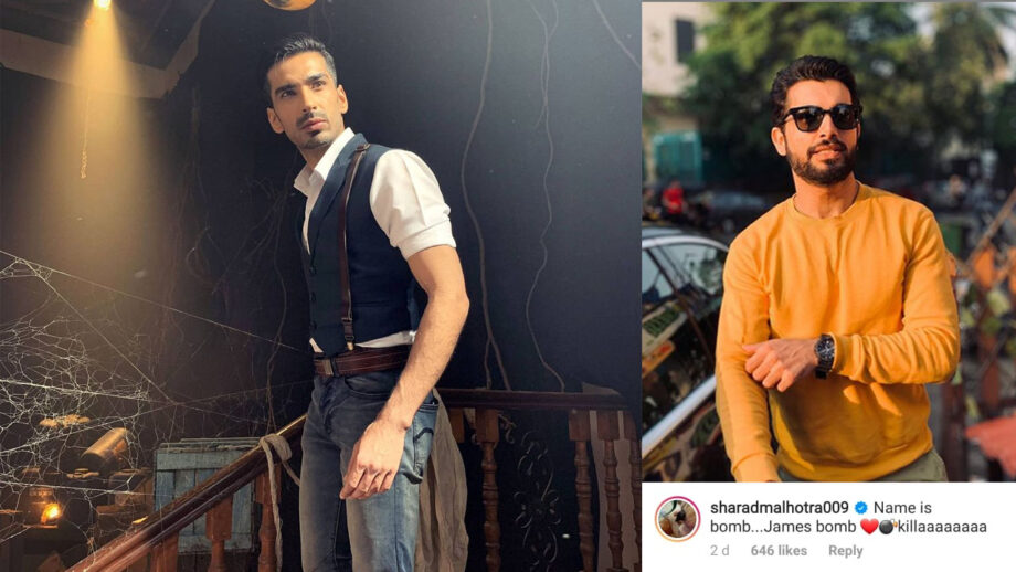 Mohit Sehgal shares killer photo from Naagin sets, goofy Sharad Malhotra says 'Name is Bomb...James Bomb'