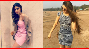 Mouni Roy Or Hiba Nawab: Who Looks Hottest In Over The Knee One-Piece Outfit?