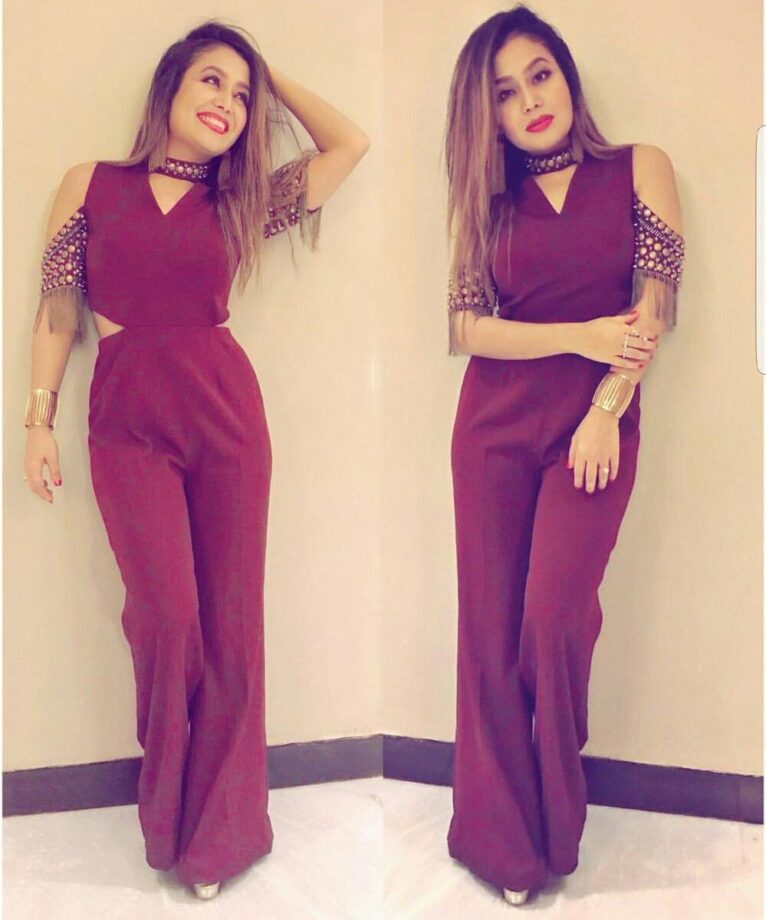 Neha Kakkar 3 Attractive Looks In Jumpsuit - 2