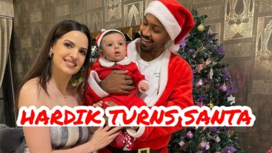 Oh So Adorable: When Hardik Pandya turned Santa Claus for wifey Natasa Stankovic and baby Agastya