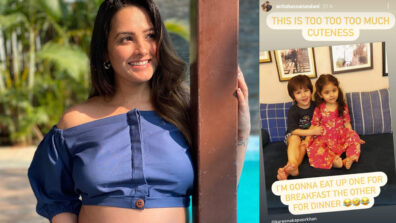 Oh So Cute: Mommy-to-be Anita Hassanandani wants to eat up Taimur Ali Khan and Innaya Kemmu