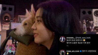 Pet Love: K Pop star Blackpink’s Jisoo shares adorable video with her dog, Rose leaves an adorable comment