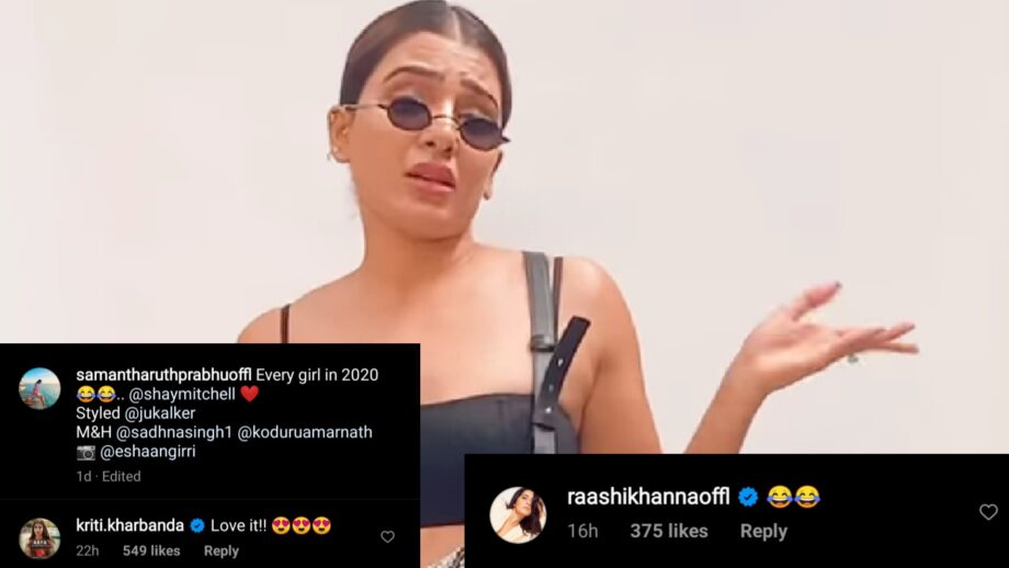 Private Fun Video: Samantha Akkineni shares a hilarious reel for Indian girls, Kriti Kharbanda and Raashi Khanna can't stop laughing
