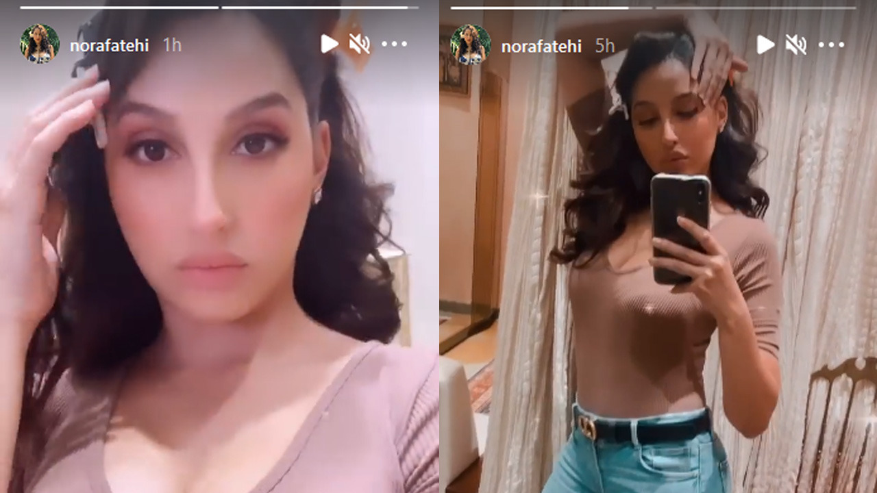 Private Latest Video Nora Fatehi flaunts her curves