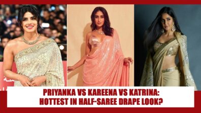 Priyanka Chopra Vs Kareena Kapoor Vs Katrina Kaif: Who Looked The Attractive In The Half-Saree Drape Look?