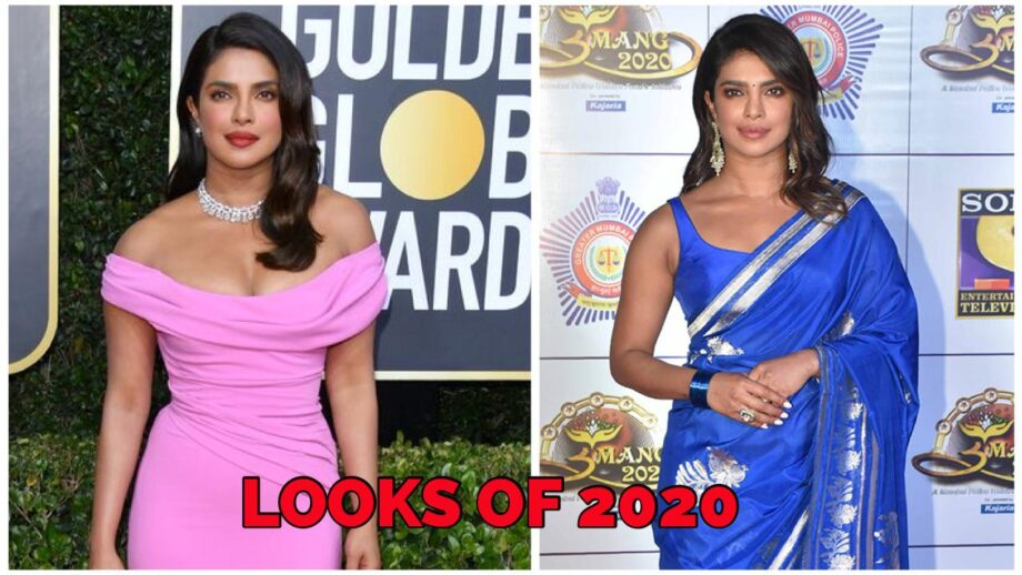 Priyanka Chopra's Most Fashionable Outfits In Gowns, Saris & Power Suits of 2020