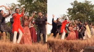 Public fun: Surbhi Chandna, Mohit Sehgal, Sharad Malhotra’s rare outdoor dance video is superfun