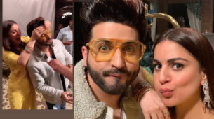 Quite the couple: Shraddha Arya ‘cake love’ for Dheeraj Dhoopar to celebrate his birthday