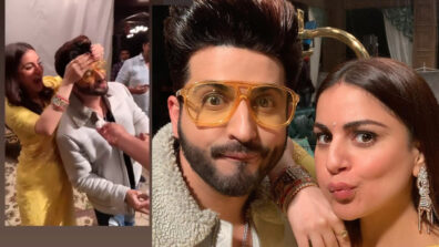 Quite the couple: Shraddha Arya ‘cake love’ for Dheeraj Dhoopar to celebrate his birthday