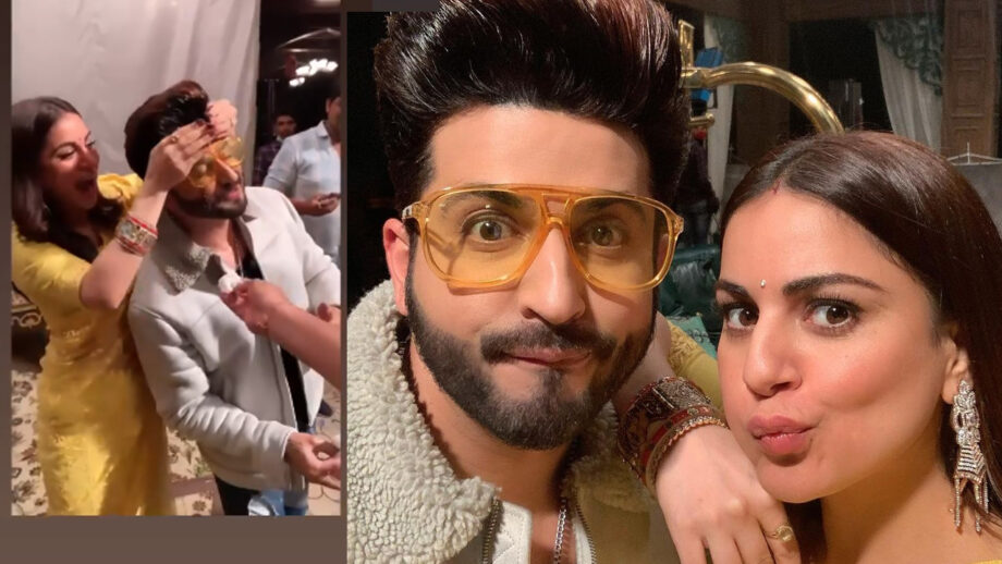 Quite the couple: Shraddha Arya ‘cake love’ for Dheeraj Dhoopar to celebrate his birthday 1