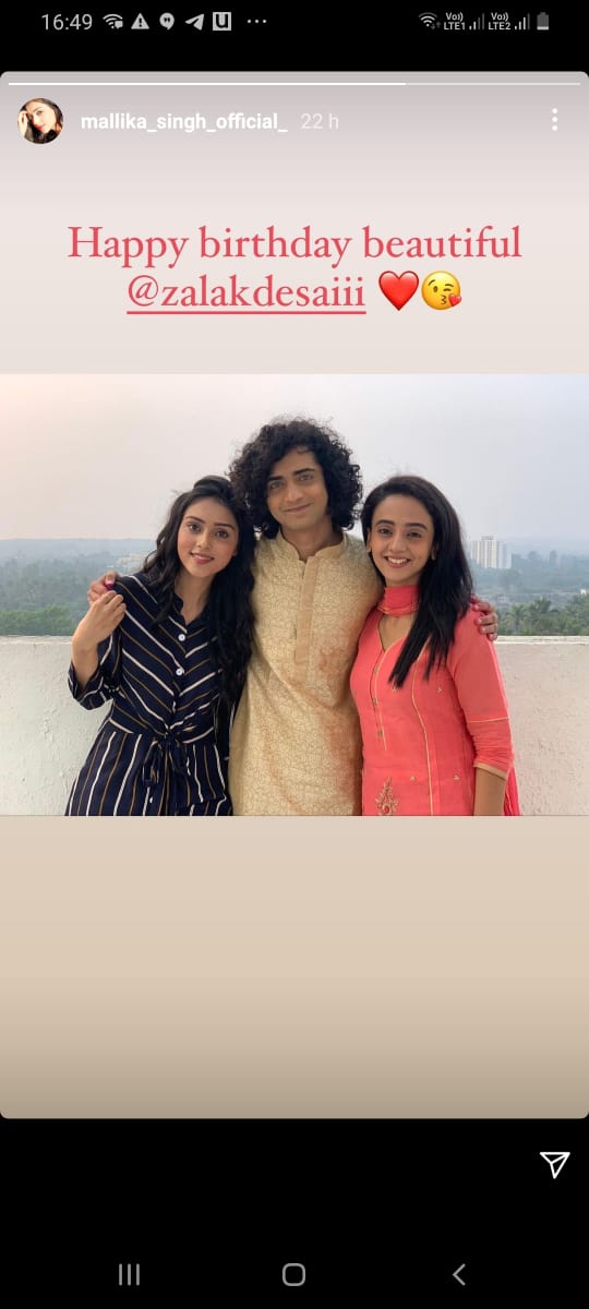 RadhaKrishn Fun: Mallika Singh wishes Zalak Desai on her special day, shares unseen rare photo with Sumedh Mudgalkar