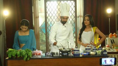 Qurbaan Hua actor Rajveer Singh treats Pratibha Ranta and Tanya Sharma with a mouthwatering dish