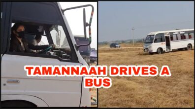 Rare & Unseen video of Tamannaah Bhatia driving a passenger-filled bus goes viral on social media