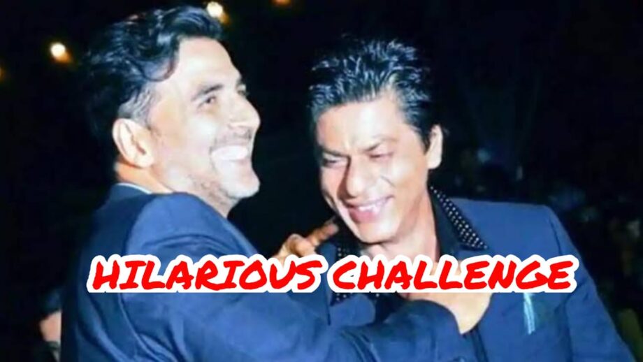RARE UNSEEN VIDEO: When Shah Rukh Khan And Akshay Kumar Challenged Each Other In Public Shocking EVERYONE
