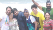 Rare Vacation Fun Photo: TMKOC’s Nidhi Bhanushali aka Sonu, Raj Anadkat aka Tapu, Samay Shah aka Gogi, Kush Shah aka Goli, Sodhi and Madhavi Bhabhi have fun at beach