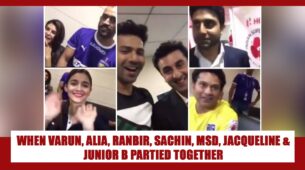 RARE VIDEO: When MS Dhoni, Jacqueline Fernandez, Abhishek Bachchan, Varun Dhawan, Sachin Tendulkar, Alia Bhatt & Ranbir Kapoor celebrated a special REUNION