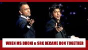 RARE VIDEO: When MS Dhoni & Shah Rukh Khan Became ‘DON’ Together On Stage