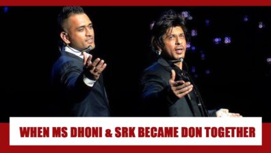 RARE VIDEO: When MS Dhoni & Shah Rukh Khan Became ‘DON’ Together On Stage