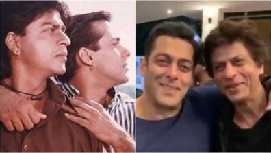 RARE VIDEO: When Shah Rukh Khan and Salman Khan RECREATED the special Karan-Arjun moment for fans