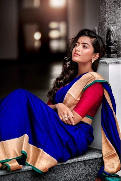 Rashmika Mandanna Looks Just Perfect In Sarees: Take A Look - 2