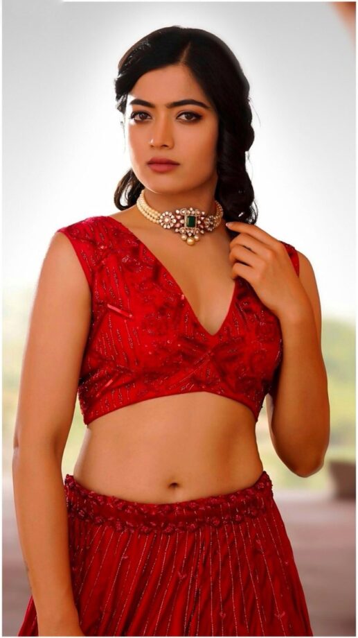 Rashmika Mandanna Steals The Limelight In RED Attires - 3