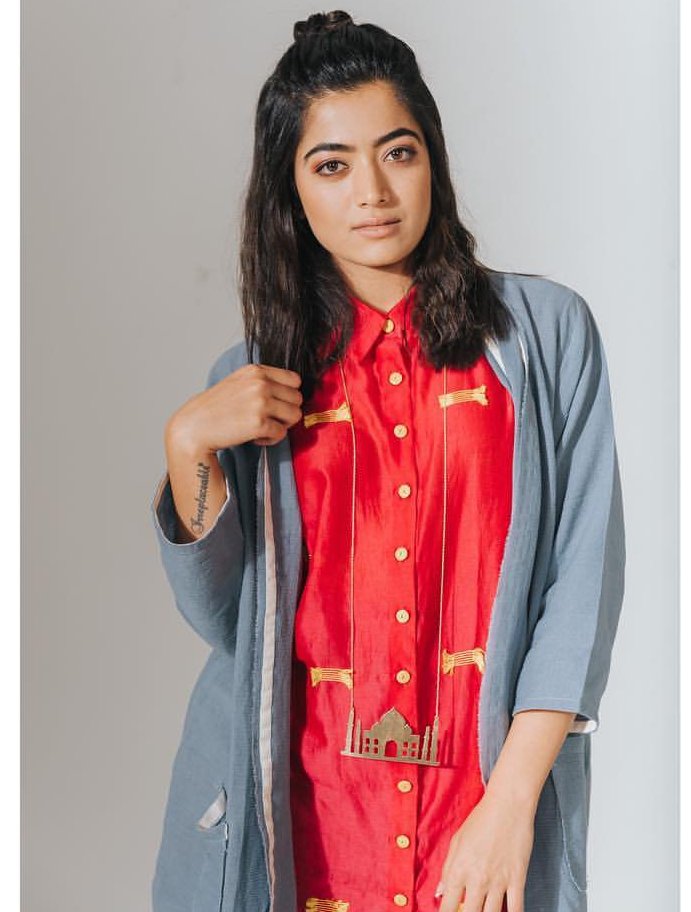 Rashmika Mandanna Steals The Limelight In RED Attires - 4