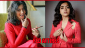 Rashmika Mandanna Steals The Limelight In RED Attires
