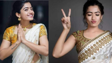 Rashmika Mandanna’s Attractive Looks In Desi Avatar