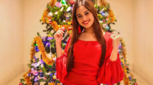 Red Hot Diva: Jannat Zubair Rahmani  looks like a Christmas princess, fans can’t stop admiring