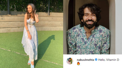 Sanaya Irani shares her ‘sunshine’ moment, Nakuul Mehta comments ‘Vitamin D’