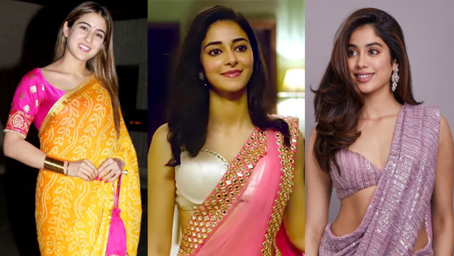 Sara Ali Khan, Ananya Panday, Janhvi Kapoor: Who Looks An Absolute Bomb In Saree?